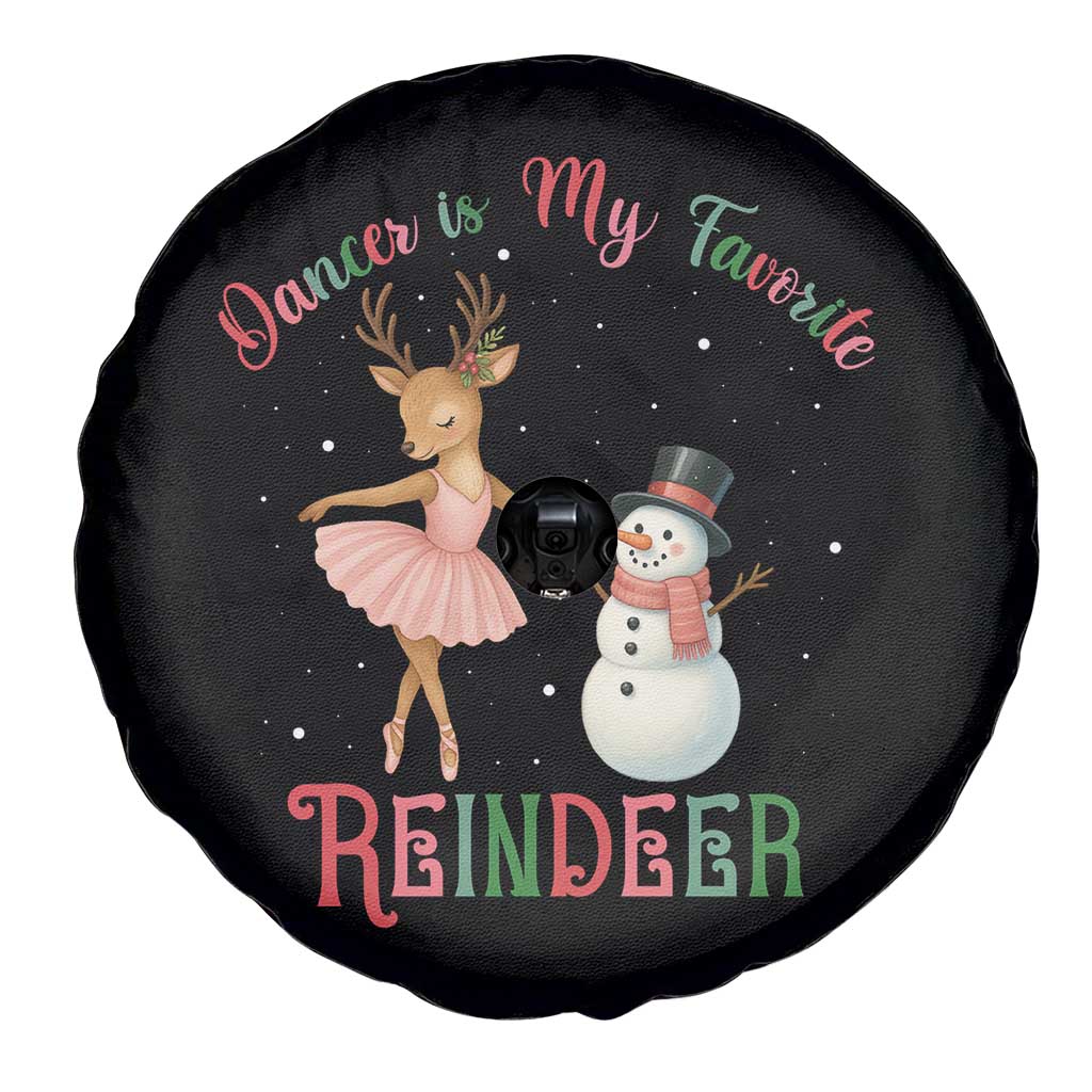 Christmas Ballet Reindeer Spare Tire Cover Dancer Is My Favorite Reindeer Gift TS12 Print Your Wear