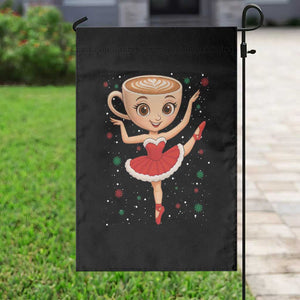 Funny Christmas Garden Flag Ballerina Cappuccino Brainrot Meme Gift TS12 Print Your Wear