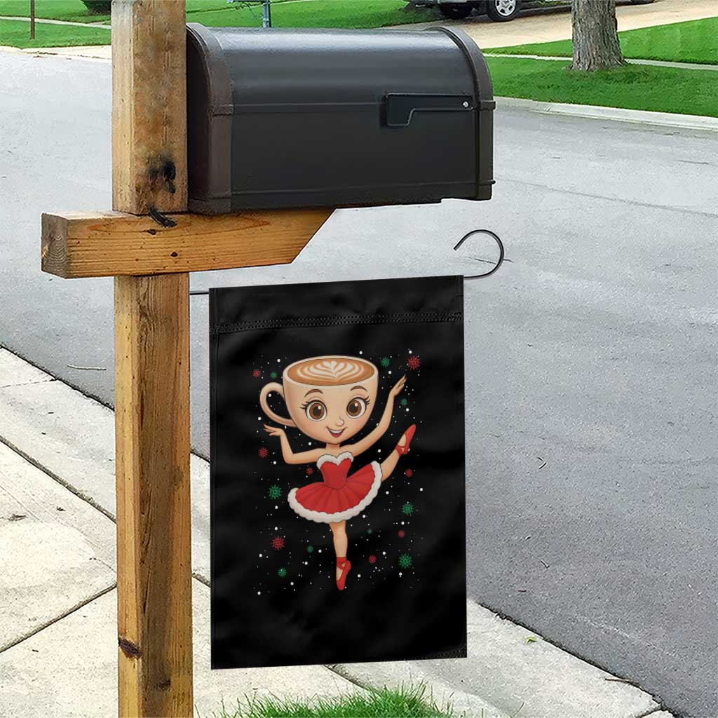 Funny Christmas Garden Flag Ballerina Cappuccino Brainrot Meme Gift TS12 Print Your Wear