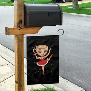Funny Christmas Garden Flag Ballerina Cappuccino Brainrot Meme Gift TS12 Print Your Wear