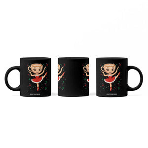 Funny Christmas Coffee Mug Ballerina Cappuccino Brainrot Meme Gift TS12 Print Your Wear