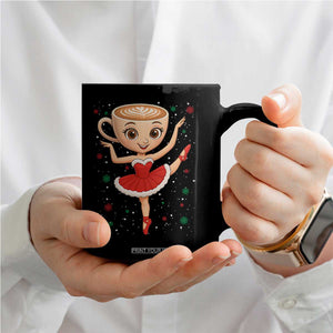 Funny Christmas Coffee Mug Ballerina Cappuccino Brainrot Meme Gift TS12 Print Your Wear