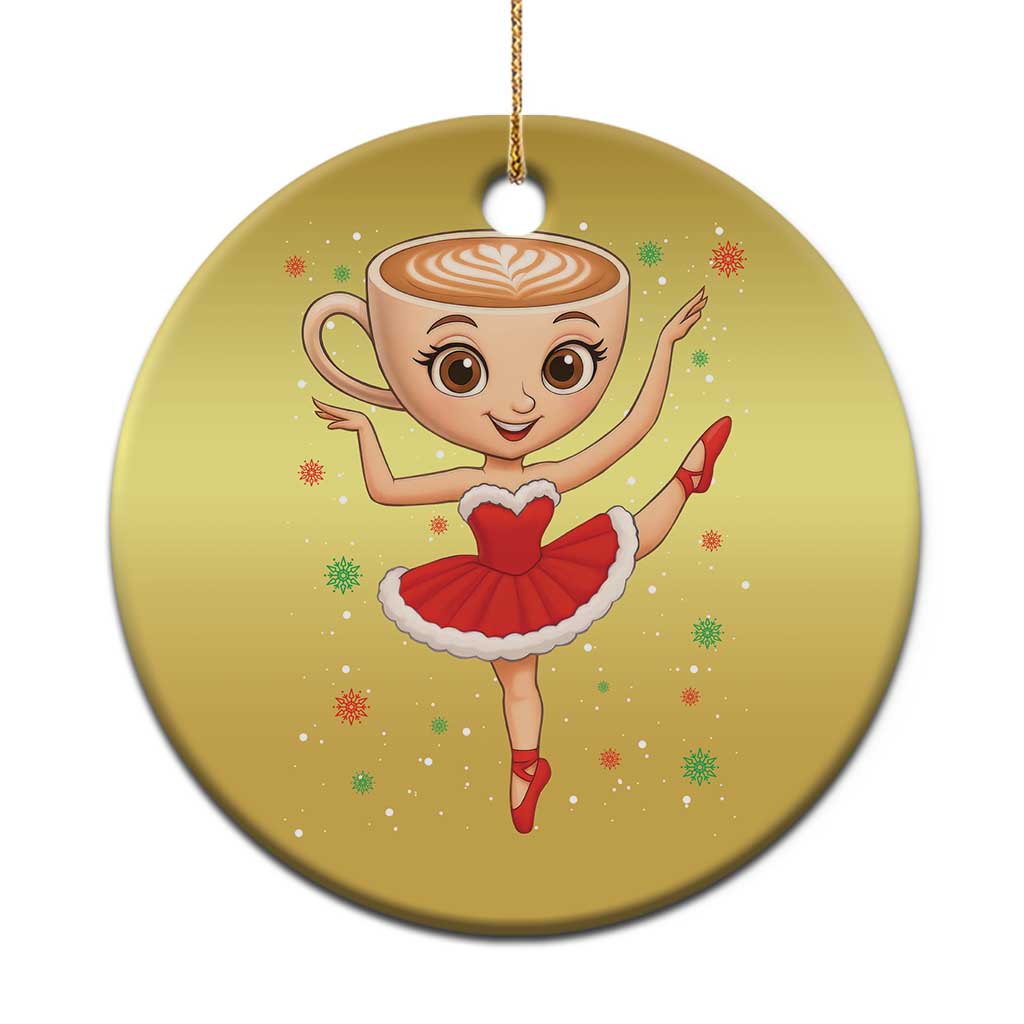 Funny Xmas Christmas Ornament Ballerina Cappuccino Brainrot Meme Gift TS12 Print Your Wear