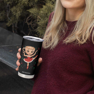 Funny Christmas Tumbler Cup Ballerina Cappuccino Brainrot Meme Gift TS12 Print Your Wear