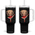 Funny Christmas Tumbler With Handle Ballerina Cappuccino Brainrot Meme Gift TS12 One Size: 40 oz Black Print Your Wear