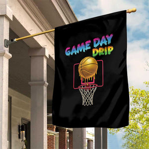 Game Day Drip Garden Flag Funny Basketball Lover Street Style Design TS12 Print Your Wear