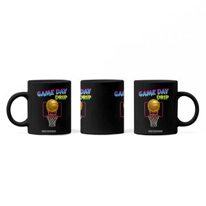 Game Day Drip Coffee Mug Funny Basketball Lover Street Style Design TS12 Print Your Wear