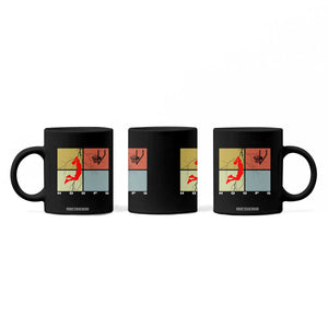 Hoops Life Coffee Mug Retro Basketball Dunk Silhouette TS12 Print Your Wear