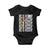 Christian Basketball Lover Baby Onesie He Is Rizzin Funny Gift TS12 Black Print Your Wear