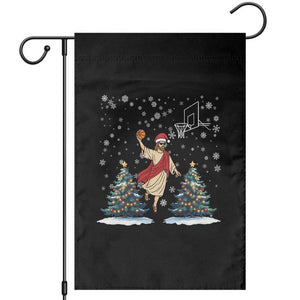 He Is Rizzin Garden Flag Funny Christmas Slam Dunk Basketball Gift TS12 Black Print Your Wear