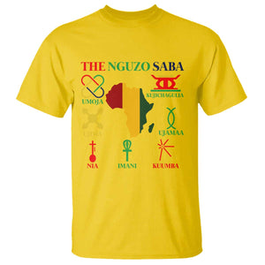 Nguzo Saba Seven Principles T Shirt Festival Of Lights African Heritage Gift TS12 Daisy Print Your Wear