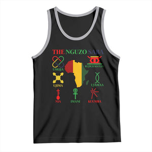 Nguzo Saba Seven Principles Tank Top Festival Of Lights African Heritage Gift - Print Your Wear