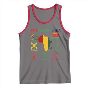 Nguzo Saba Seven Principles Tank Top Festival Of Lights African Heritage Gift - Print Your Wear