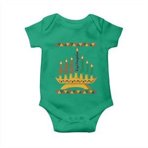 7 Principles Of Kwanzaa Baby Onesie Festival Of Lights African Heritage Gift TS12 Irish Green Print Your Wear