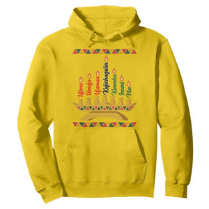 7 Principles Of Kwanzaa Hoodie Festival Of Lights African Heritage Gift TS12 Daisy Print Your Wear