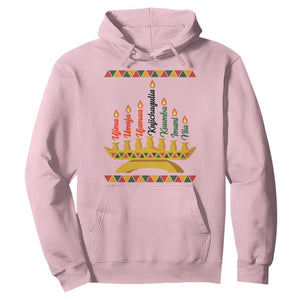 7 Principles Of Kwanzaa Hoodie Festival Of Lights African Heritage Gift TS12 Light Pink Print Your Wear