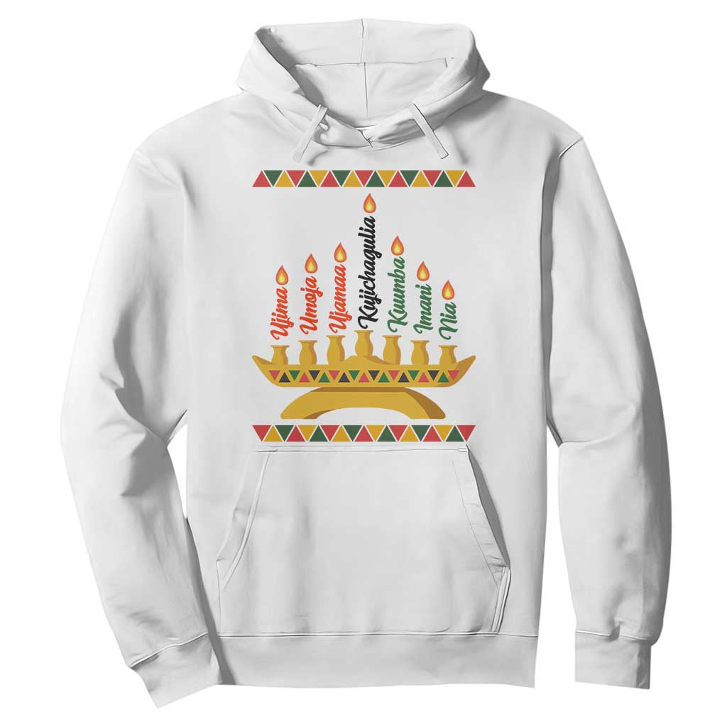 7 Principles Of Kwanzaa Hoodie Festival Of Lights African Heritage Gift - Print Your Wear