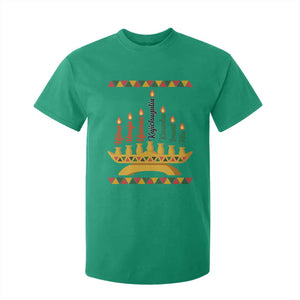 7 Principles Of Kwanzaa T Shirt For Kid Festival Of Lights African Heritage Gift TS12 Irish Green Print Your Wear