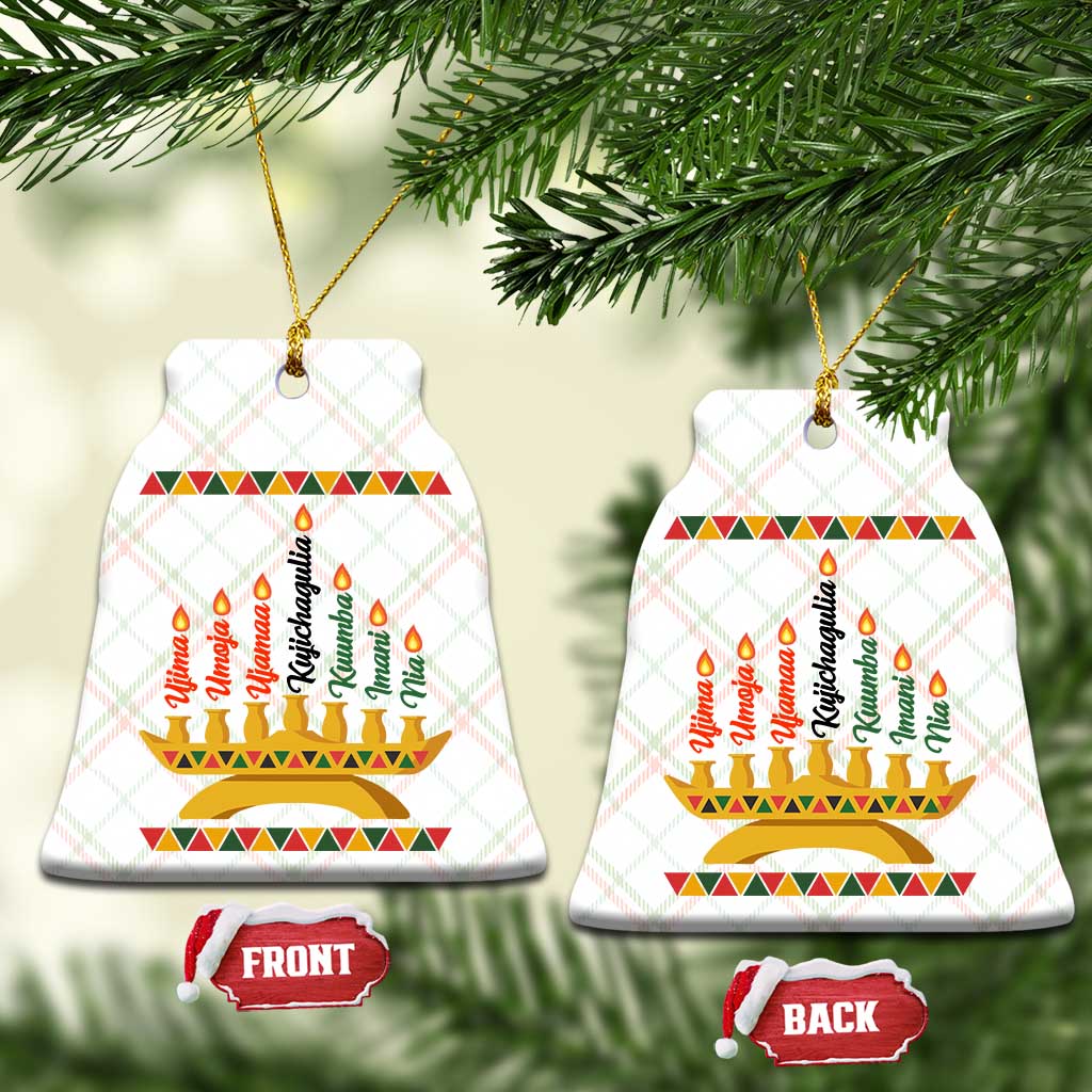 7 Principles Of Kwanzaa Ceramic Ornament Festival Of Lights African Heritage Gift TS12 Print Your Wear