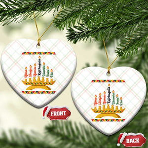 7 Principles Of Kwanzaa Ceramic Ornament Festival Of Lights African Heritage Gift TS12 Print Your Wear