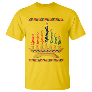 7 Principles Of Kwanzaa T Shirt Festival Of Lights African Heritage Gift TS12 Daisy Print Your Wear