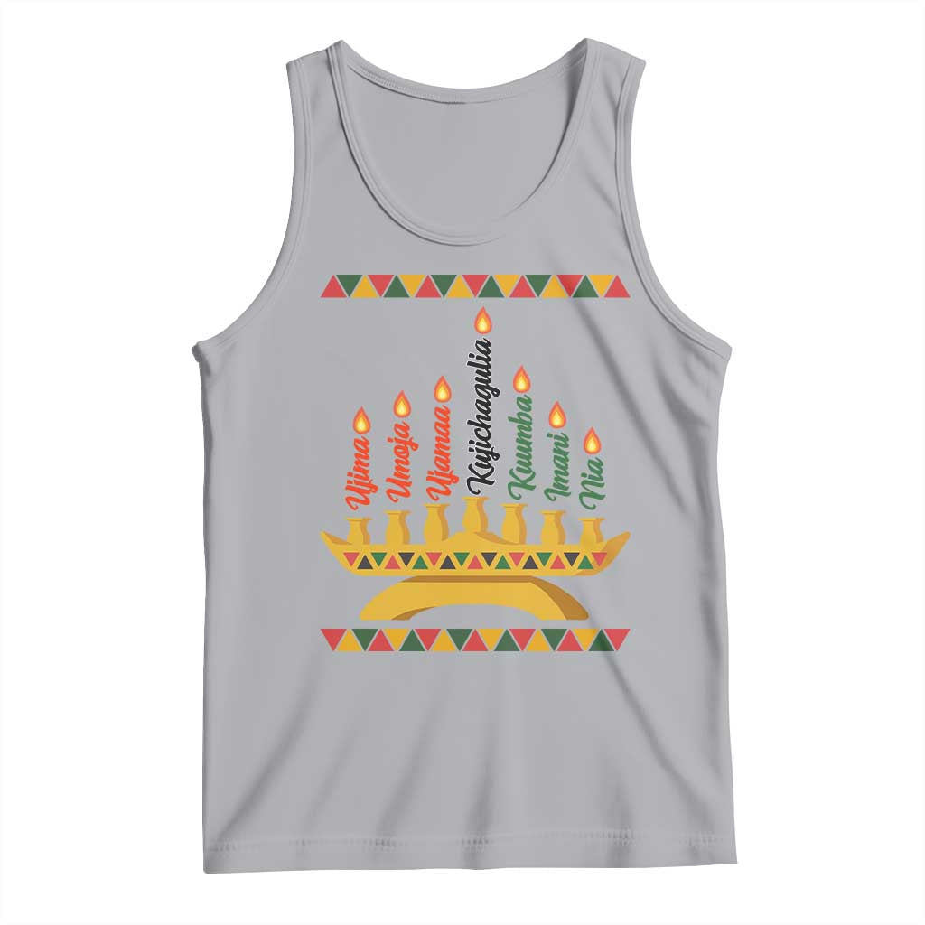 7 Principles Of Kwanzaa Tank Top Festival Of Lights African Heritage Gift TS12 Athletic Heather Print Your Wear