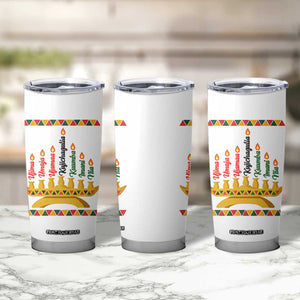 7 Principles Of Kwanzaa Tumbler Cup Festival Of Lights African Heritage Gift - Print Your Wear