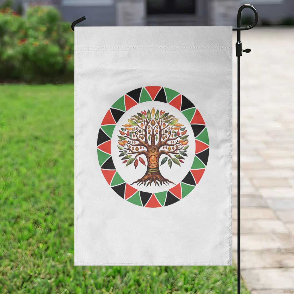 Kwanzaa Tree Of Life Garden Flag African American Holiday Gift TS12 Print Your Wear