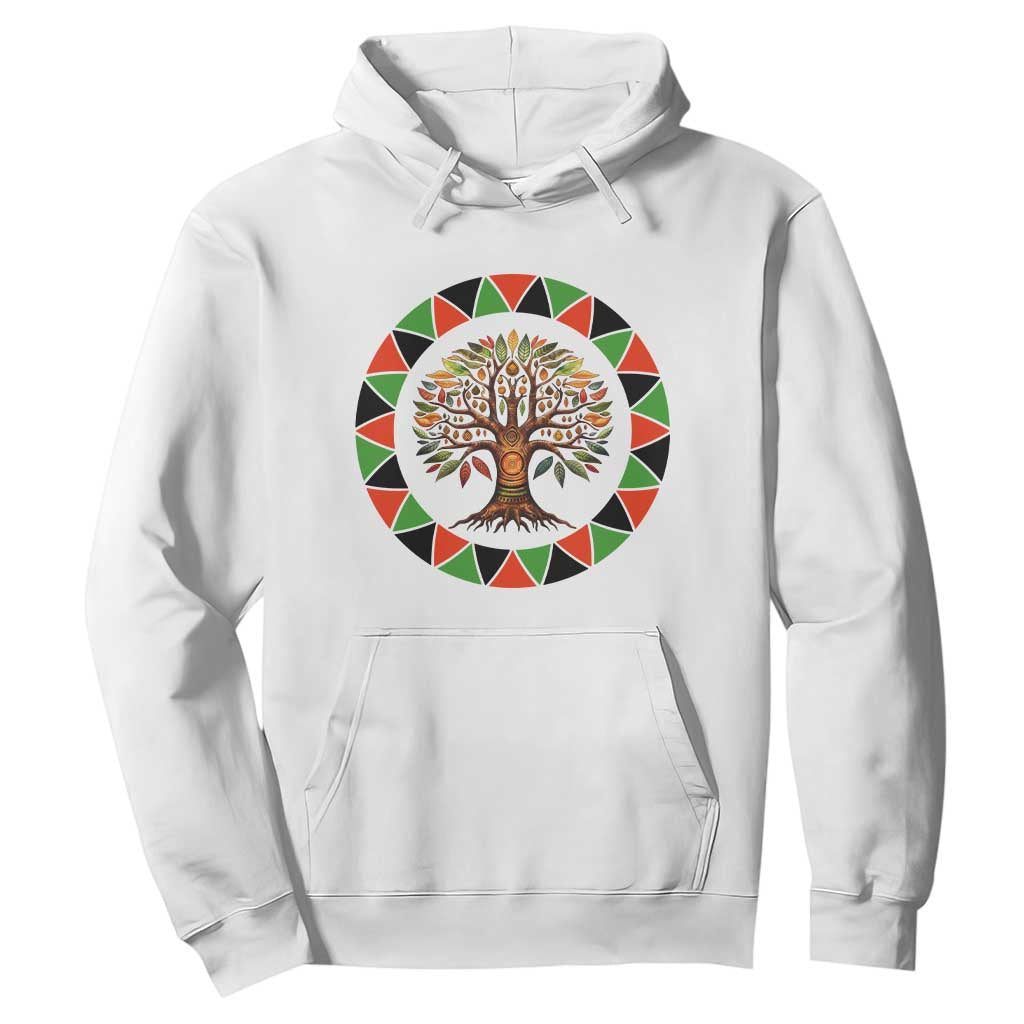 Kwanzaa Tree Of Life Hoodie African American Holiday Gift - Print Your Wear