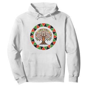 Kwanzaa Tree Of Life Hoodie African American Holiday Gift TS12 White Print Your Wear