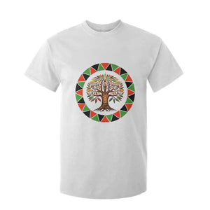Kwanzaa Tree Of Life T Shirt For Kid African American Holiday Gift TS12 White Print Your Wear