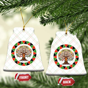 Kwanzaa Tree Of Life Ceramic Ornament African American Holiday Gift - Print Your Wear