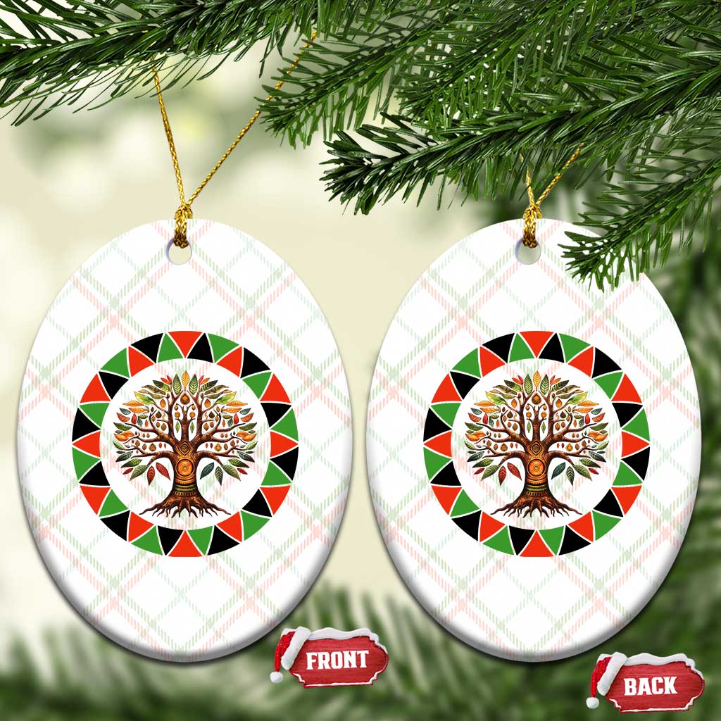 Kwanzaa Tree Of Life Ceramic Ornament African American Holiday Gift TS12 Print Your Wear