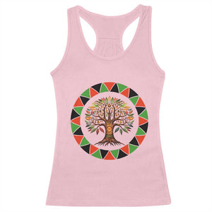 Kwanzaa Tree Of Life Racerback Tank Top African American Holiday Gift - Print Your Wear