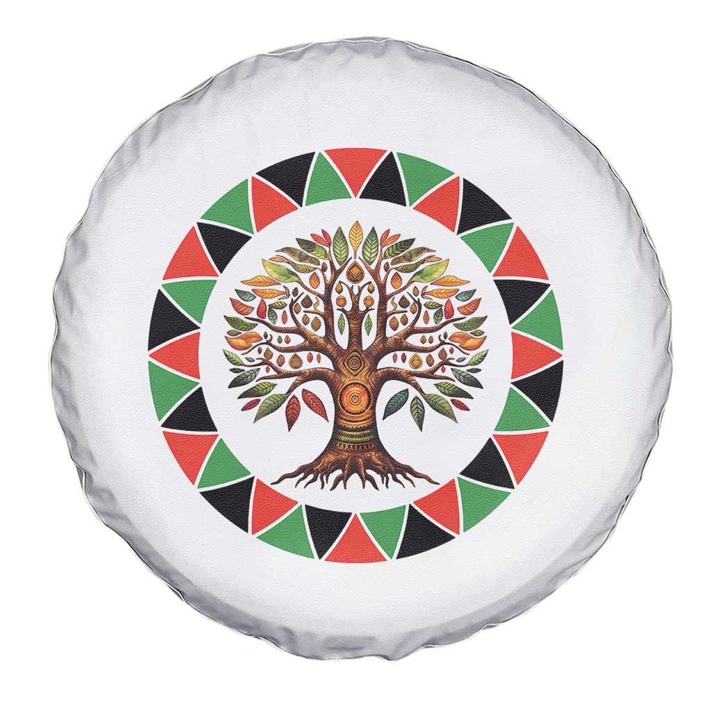 Kwanzaa Tree Of Life Spare Tire Cover African American Holiday Gift TS12 Print Your Wear