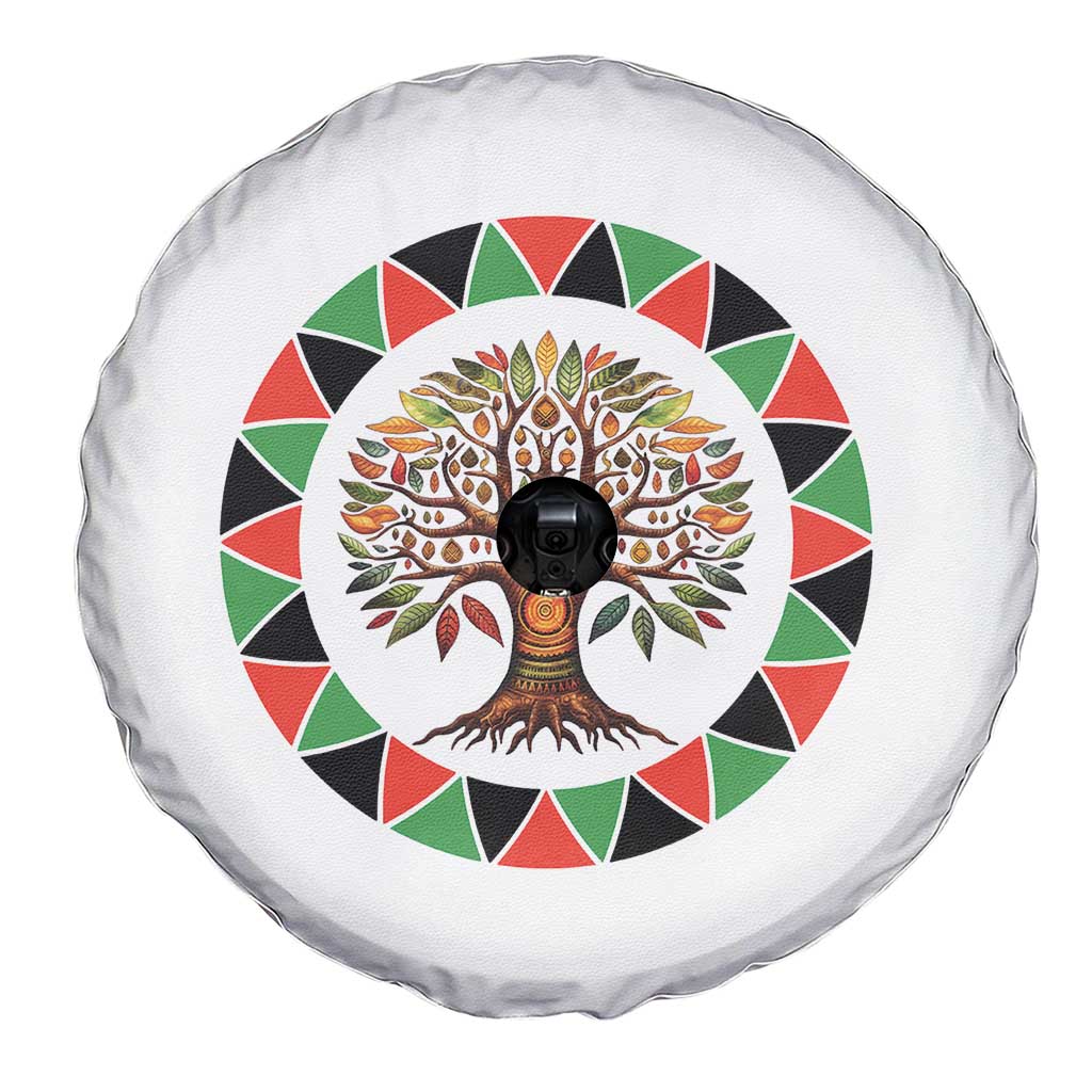 Kwanzaa Tree Of Life Spare Tire Cover African American Holiday Gift TS12 Print Your Wear