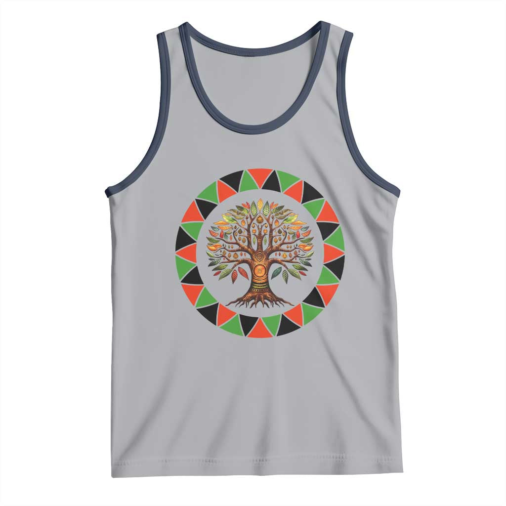 Kwanzaa Tree Of Life Tank Top African American Holiday Gift - Print Your Wear
