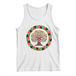 Kwanzaa Tree Of Life Tank Top African American Holiday Gift TS12 White Print Your Wear