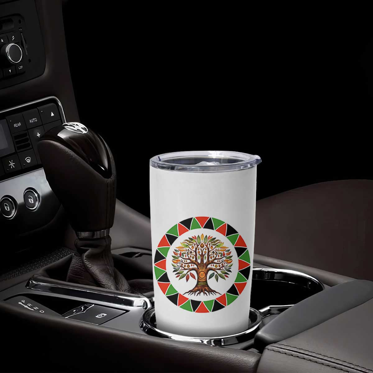 Kwanzaa Tree Of Life Tumbler Cup African American Holiday Gift - Print Your Wear