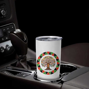Kwanzaa Tree Of Life Tumbler Cup African American Holiday Gift - Print Your Wear