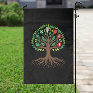 Seven Candles Of Kwanzaa Tree Of Life Garden Flag African Heritage Gift TS12 Print Your Wear