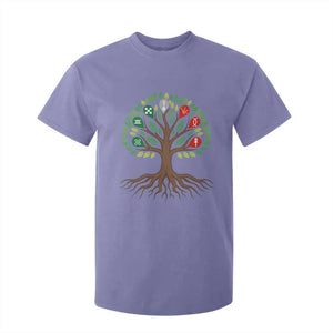 Seven Candles Of Kwanzaa Tree Of Life T Shirt For Kid African Heritage Gift TS12 Violet Print Your Wear