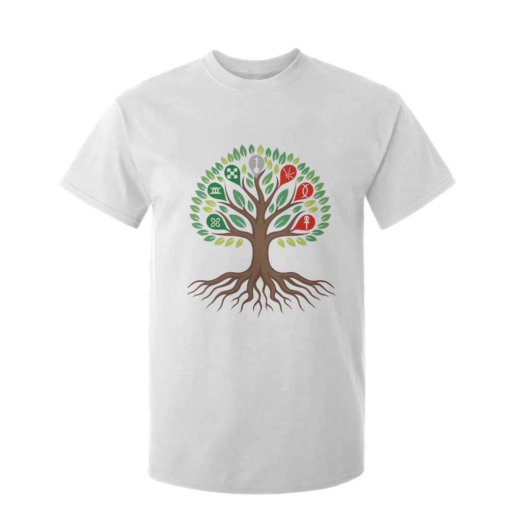 Seven Candles Of Kwanzaa Tree Of Life T Shirt For Kid African Heritage Gift TS12 White Print Your Wear