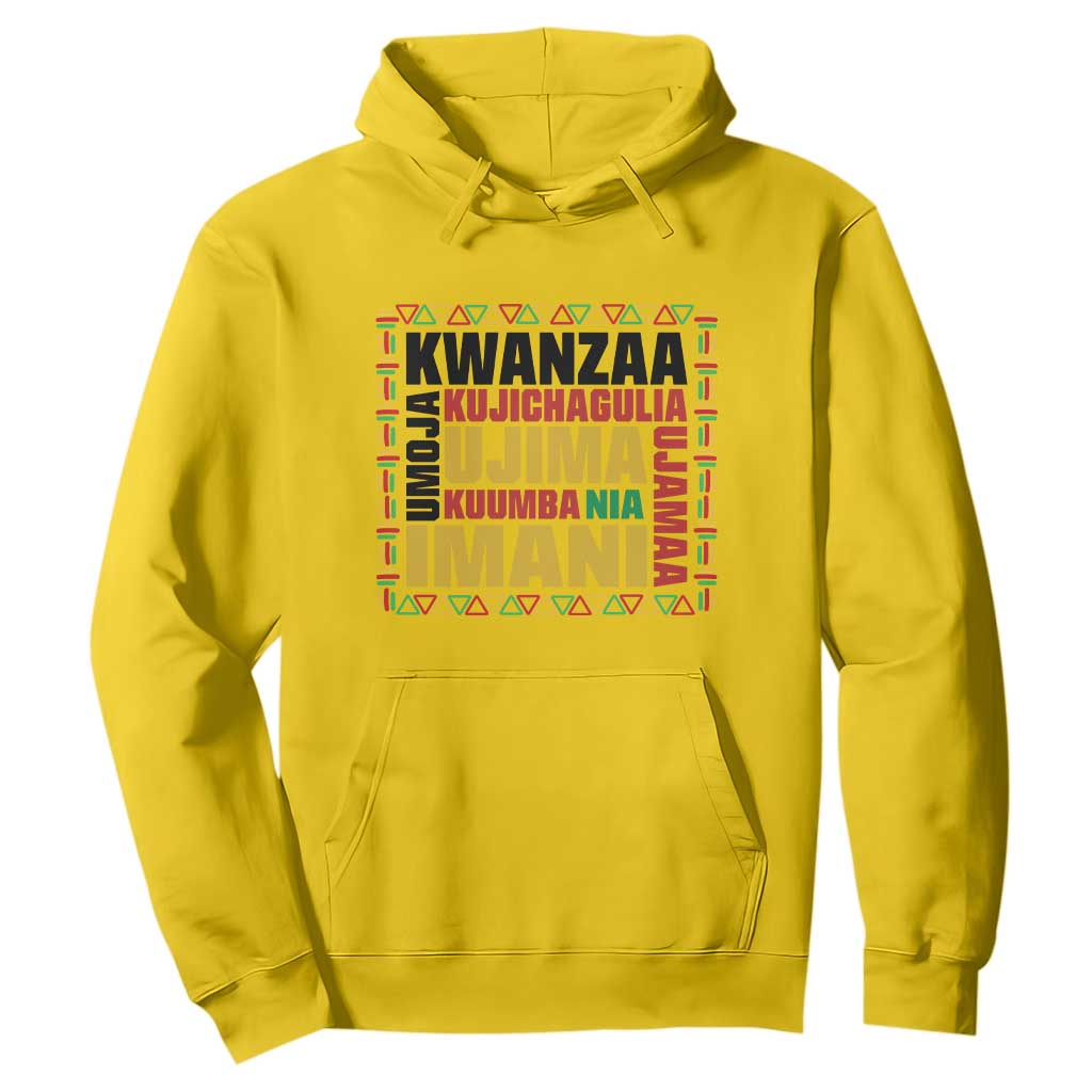 Nguzo Saba Seven Principles Hoodie African Heritage Celebration Gift TS12 Daisy Print Your Wear