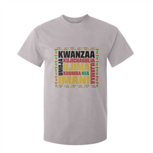 Nguzo Saba Seven Principles T Shirt For Kid African Heritage Celebration Gift TS12 Ice Gray Print Your Wear