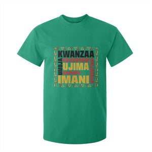 Nguzo Saba Seven Principles T Shirt For Kid African Heritage Celebration Gift TS12 Irish Green Print Your Wear