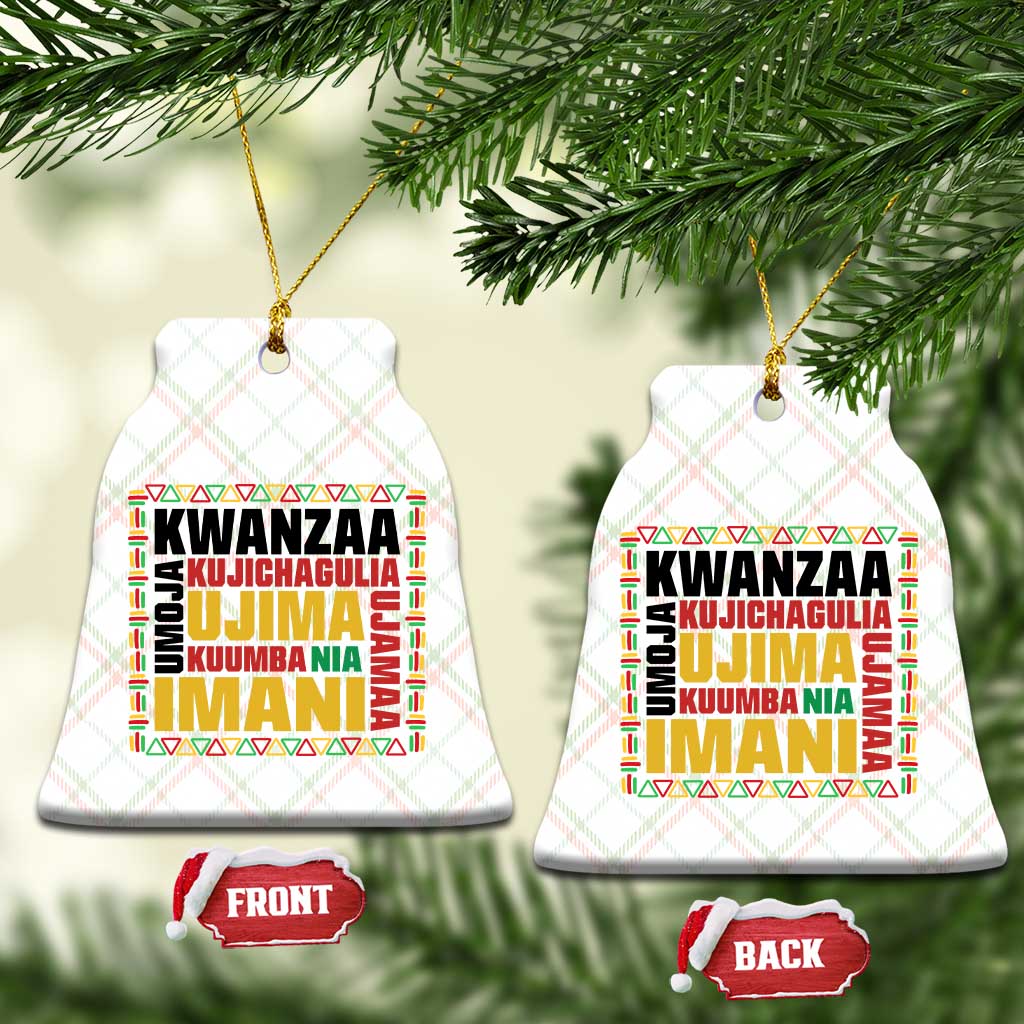 Nguzo Saba Seven Principles Ceramic Ornament African Heritage Celebration Gift TS12 Print Your Wear