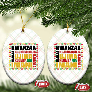 Nguzo Saba Seven Principles Ceramic Ornament African Heritage Celebration Gift TS12 Print Your Wear