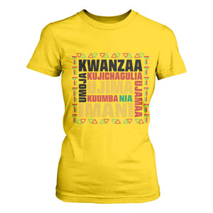 Nguzo Saba Seven Principles T Shirt For Women African Heritage Celebration Gift TS12 Daisy Print Your Wear