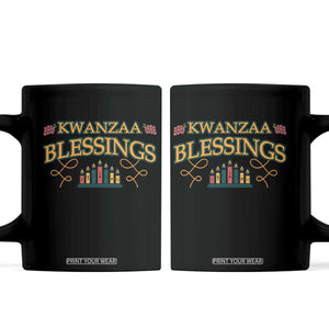 Kwanzaa Blessings Coffee Mug African Heritage Celebration Gift TS12 Black Print Your Wear